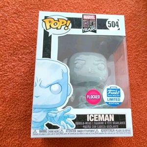 Funko Pop iceman flocked Marvel limited edition